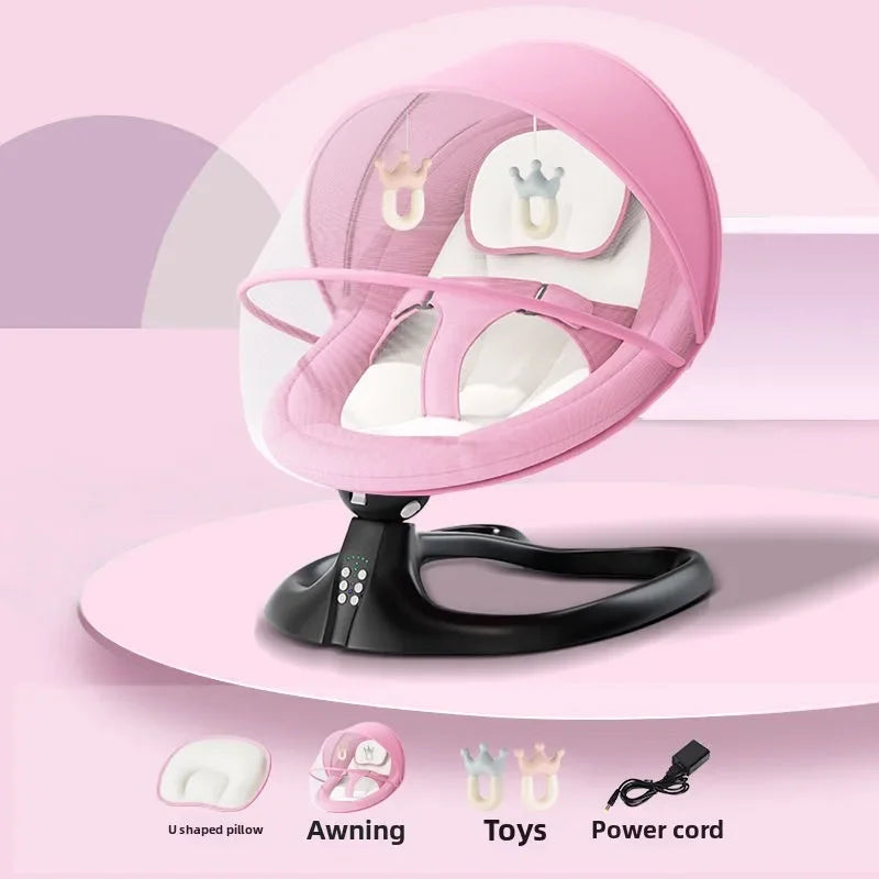 Électrique apaisant bébé bascule inclinable berceau chaise électrique nouveau-né et sieste nourrissons apaisant bascule bébé balançoires