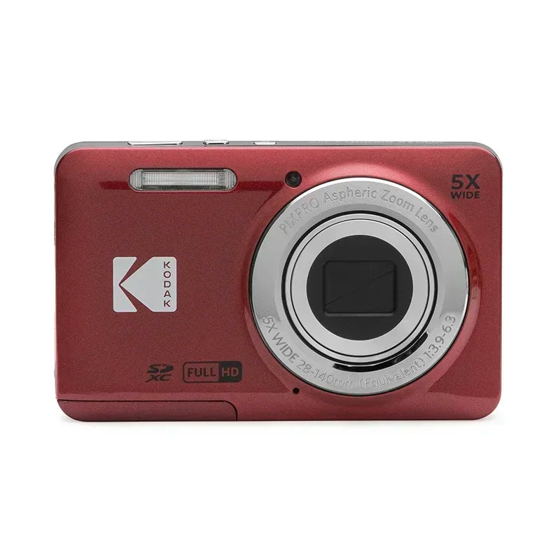 KODAK PIXPRO FZ55-RD 16MP appareil photo numérique 5X Zoom optique 28mm grand Angle 1080P Full HD vidéo 2.7 