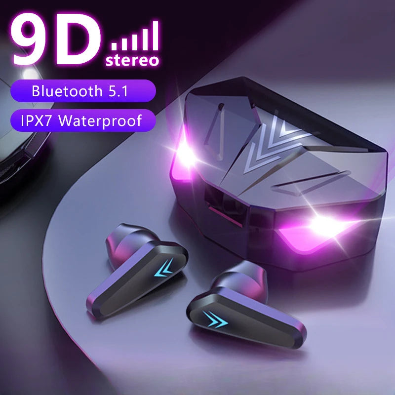 Écouteurs Bluetooth Sans Fil Gamer Casques 65ms Écouteurs à faible latence fone Gamer Headset Gamer Avec Micro Mains Libres