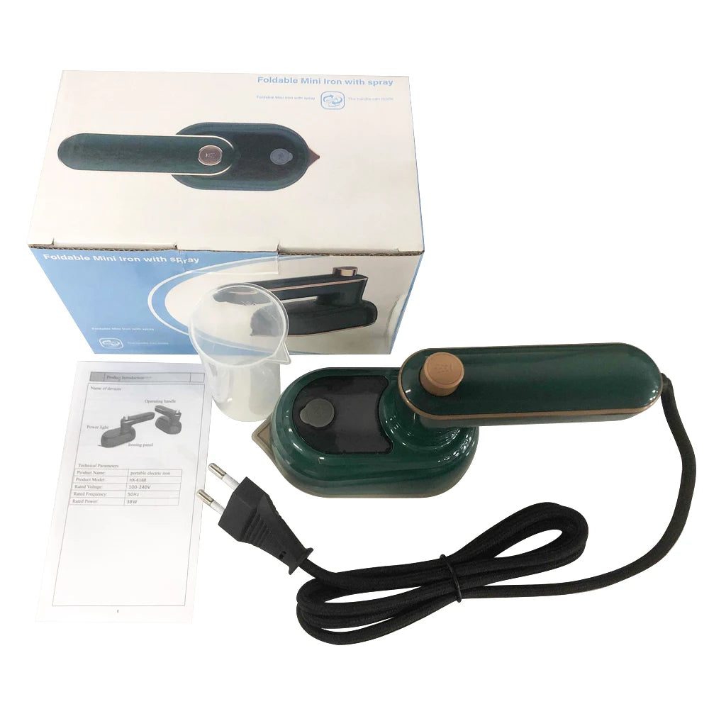 Electric Garment Steamer Manual Steam Iron for Clothes Mini Hand Clothing Steamer Machine Portable Handheld Collapsable 110-220V