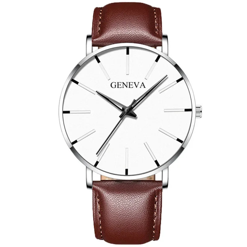 2024 Nouveau Montres de Mode Pour Hommes Luxe Ultra Mince En Acier Inoxydable Bracelet De Quartz Montre En Or Rose Hommes Montre Cadeaux Reloj Hombre