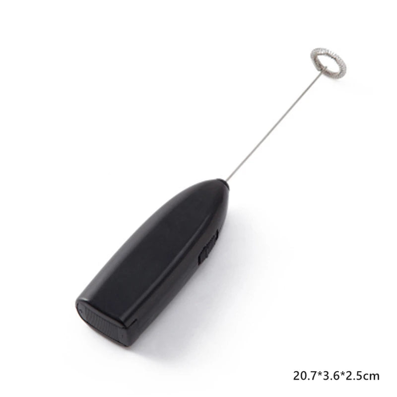1 batteur à œufs électrique portable, pour déterminer à distance, fouet à café, baguette à mousser le lait, cappuccino, outils de cuisine pour centre commercial