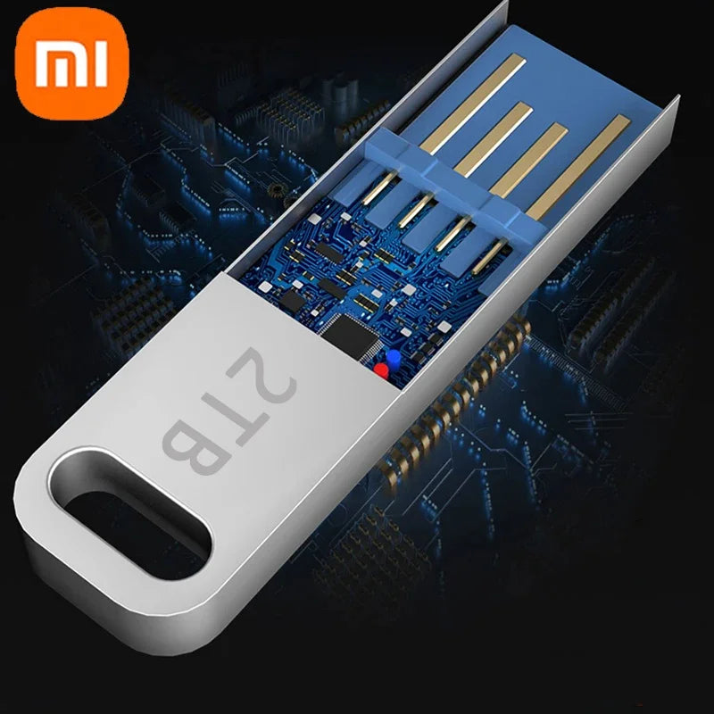 Xiaomi 2 to USB 3.2 clé USB haute vitesse métal U disque TypeC clé mémoire étanche SSD stockage PC téléphone transfert de données Portable