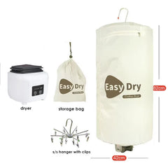 Sèche-linge électrique Portable en acier inoxydable, 220V, Support de séchage pliable à Air chaud