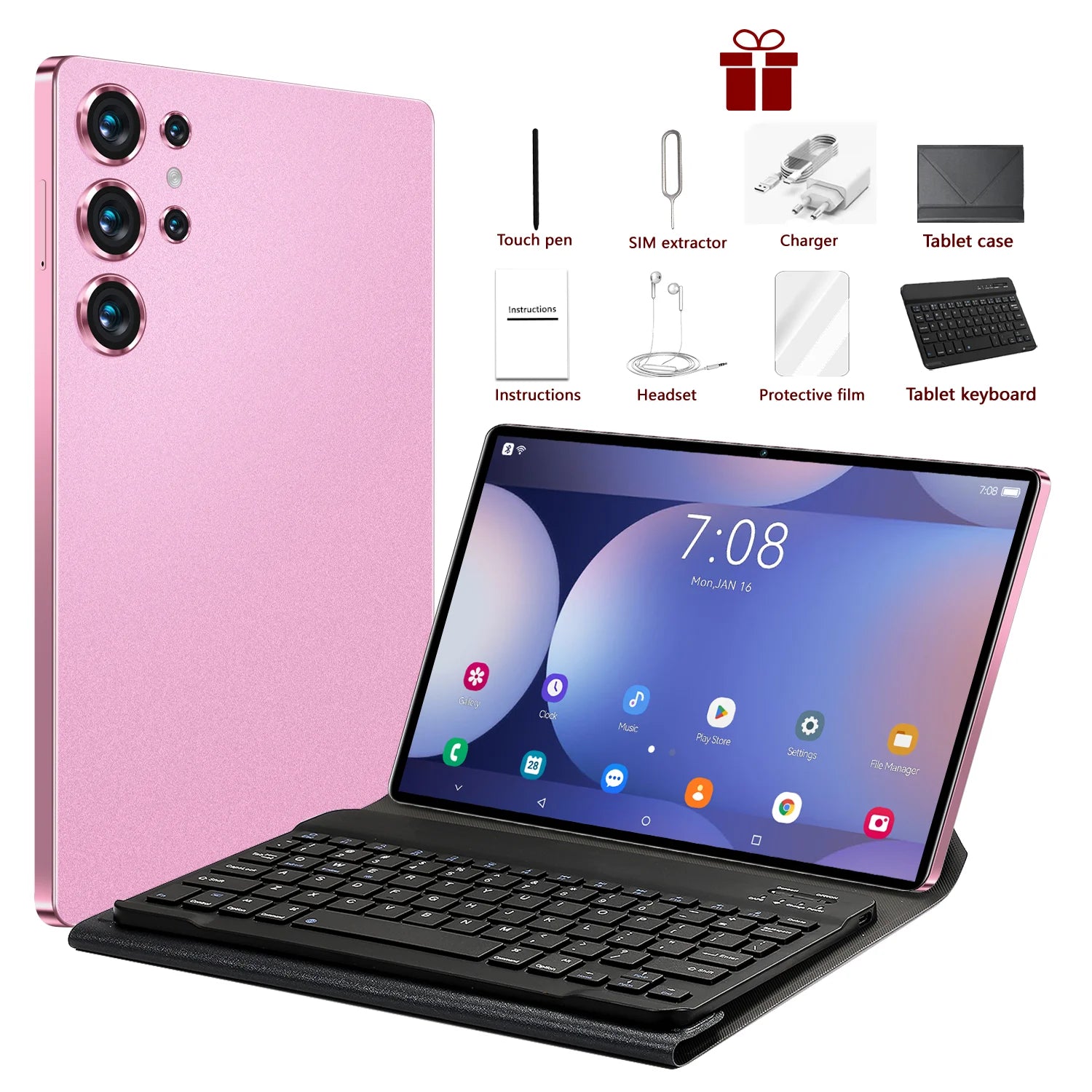2025 S25 UItra tablette 22GB + 2T tablette Android 15 Snapdragon 8 Gen3 Tablette Version mondiale originale 5G double carte SIM WiFi