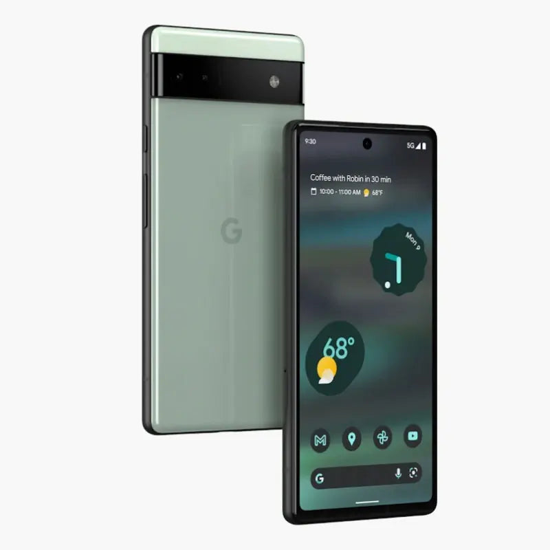 Unlocked Original Google Pixel 6a 5G  Mobile Phone 6.1'' OLED Screen 6GB RAM 128GB ROM 12.2MP+12MP+8MP Andriod CellPhone