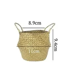 SeAbropérer-Pot de fleurs en rotin pour rangement de vêtements sales, WF1015