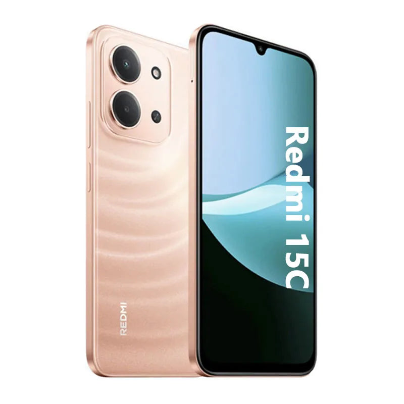 Xiaomi Redmi 15C Smartphone Version mondiale MediaTek Helio G81-Ultra 120Hz 6.9 "écran Dot Drop 50MP caméra principale 33W charge