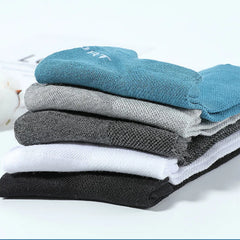 5 paires de chaussettes courtes en coton pour hommes et femmes, de haute qualité, coupe basse, maille de sport, respirantes, décontractées, douces, pour l'été