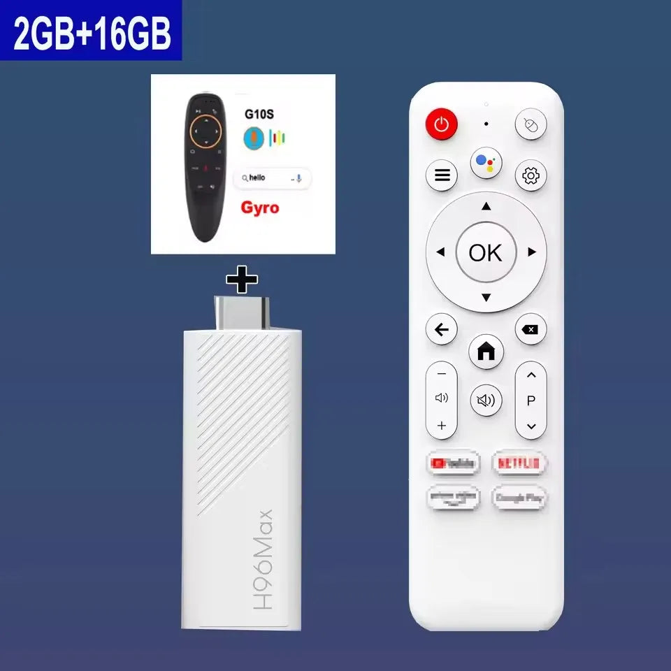 Mini clé TV intelligente H96 MAX H313, Android 14, boîtier Android 14, 2 go 16 go 8 go, Wifi6 BT 4K HD, lecteur multimédia vocal Google, nouveauté 2024