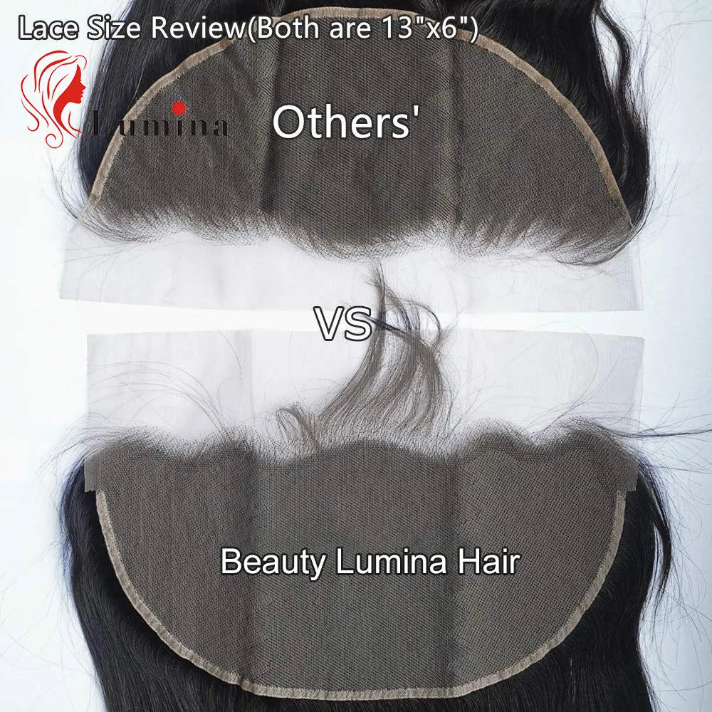 13x6 Straight Lace Frontal Invisible Transparent Lace Melt Skins Straight 13x4 Frontal Only 100% Human Hair Remy Pre Plucked