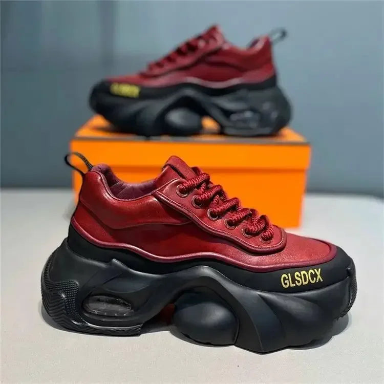 Chaussures de course à plateforme confortables pour hommes, baskets décontractées, chaussures de canize, mode printemps et automne, luxe, recommandé, augmenté, 2025