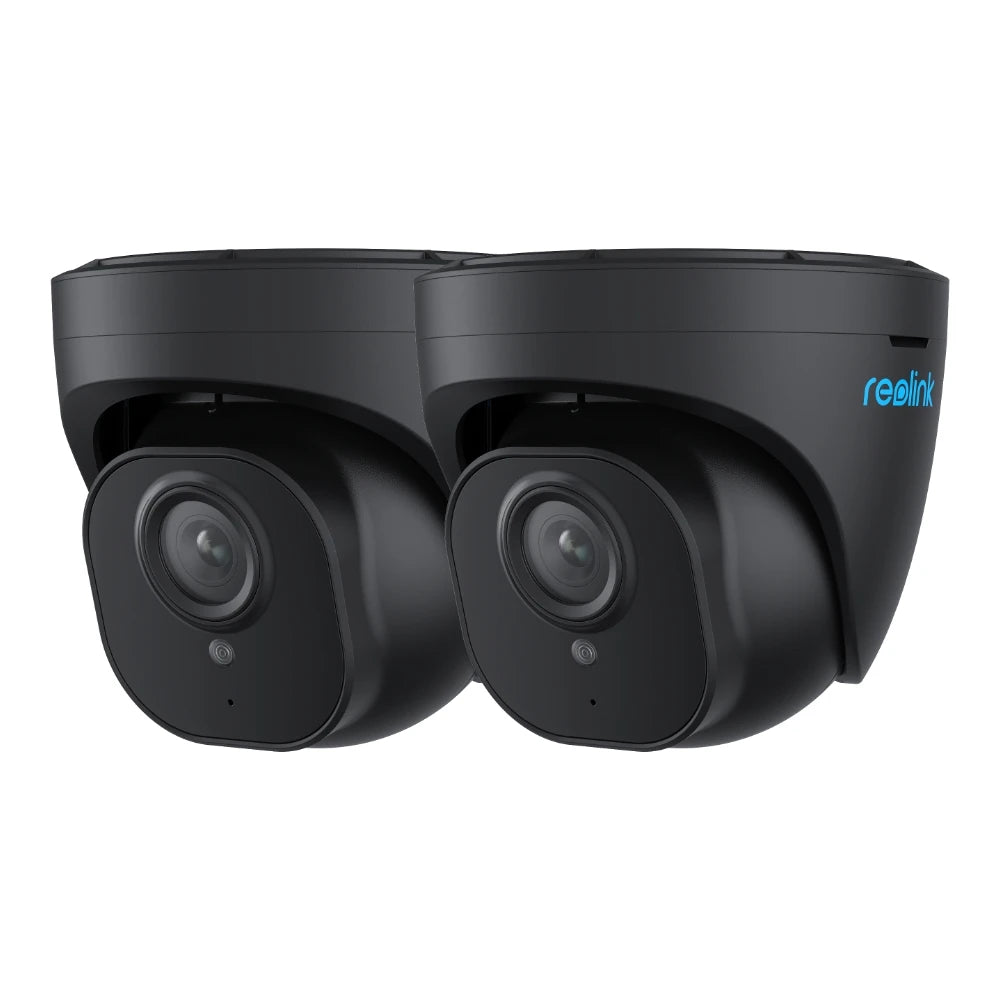 Reolink-Caméra de surveillance extérieure IP PoE 8MP/4K, dispositif de sécurité domestique sans fil, avec détection humaine, animaux de compagnie, version nocturne intelligente, 820A, 2 pièces