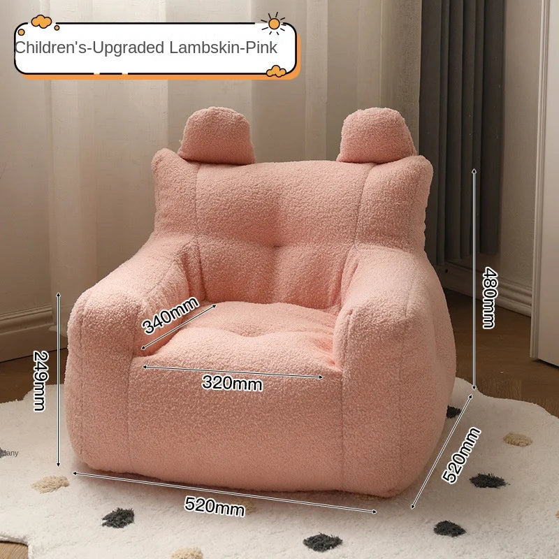 Canapé simple chaise siège de dessin animé bébé canapé enfants canapé mignon paresseux pouf écologique épaissi Portable canapé chaise
