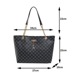 Nouveau sac à main presbytie Texture cuir souple grande capacité fourre-tout femmes sac avec accessoires suspendus sac à bandoulière