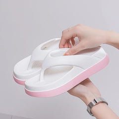 Tongs pour femmes, chaussures au Design populaire, tendance 2024, sandales à plateforme décontractées, pantoufles d'extérieur antidérapantes, caractéristiques uniques, sandales plates