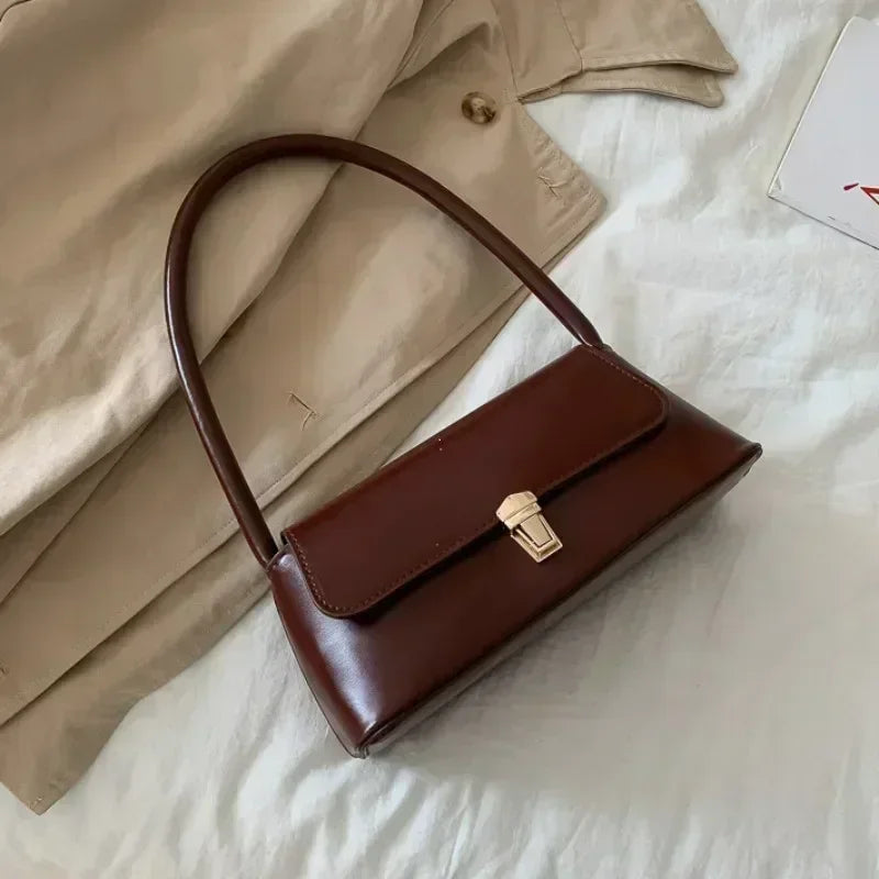 Sacs à bandoulière de marque de luxe pour femmes, Design de mode sous les bras, sac à bandoulière, sac à main et bourses de couleur unie, 2025