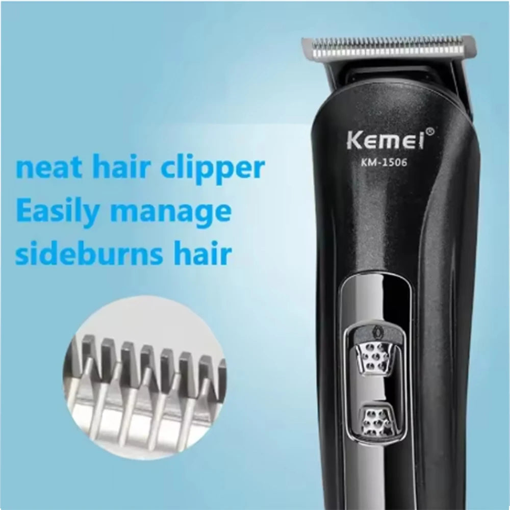 Kemei KM-1506 3 en 1 rasoir électrique coupe de cheveux charge tondeuse à cheveux électrique Rechargeable nez professionnel Machine à raser