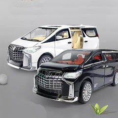 Modèle de voiture commerciale de Simulation, 1 pièce, cadeau pour garçon, jouet de voiture à inertie pour enfants avec son d'éclairage, cadeau de vacances pour enfants