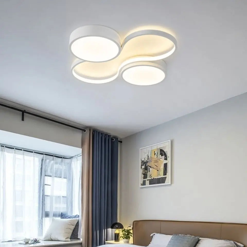 LED Ceiling Light Circular Bedroom Light Nordic Modern Minimalist Gold Light Luxury Style Room Lighting Fixtures