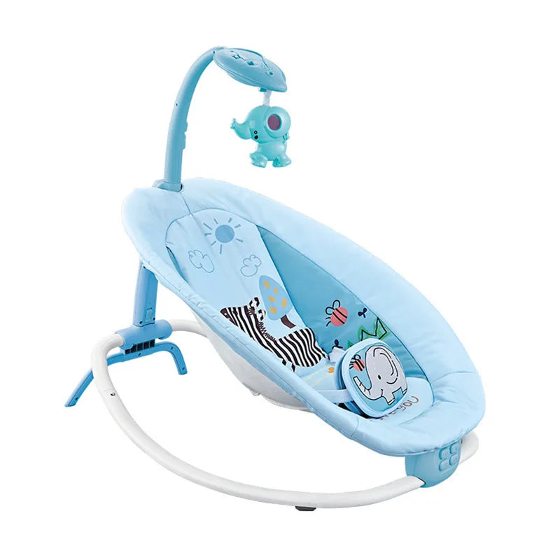 Chaise à bascule pliante multifonction pour bébé de 0 à 1 ans, siège vibrant avec musique, berceau réglable et apaisant