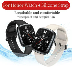 Bracelet de Sport en Silicone pour Huawei Honor Watch 4 montre intelligente 4 accessoires de Bracelet remplaçables pour Huawei Honor Watch 4 bande souple