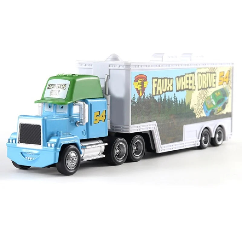 Disney Pixar Cars 2 3 Lightning McQueen Mack oncle Jackson Storm voiture camion 1:55 véhicule moulé sous pression jouets en métal cadeau pour enfants enfant