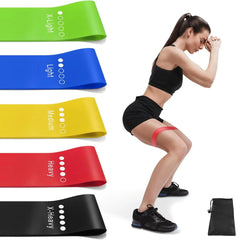 Bandes de résistance TPE, ensemble de Fitness, bandes à boucle en caoutchouc, entraînement de force, extenseur, équipement de gymnastique de Yoga, boucle en caoutchouc élastique