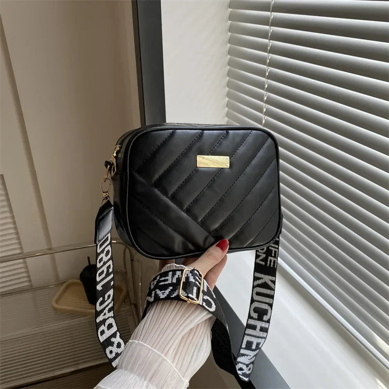 Petit sac à bandoulière en cuir PU pour femmes, sacoches à fermeture éclair, sacs à main de luxe de styliste, sac de voyage d'été pour femmes