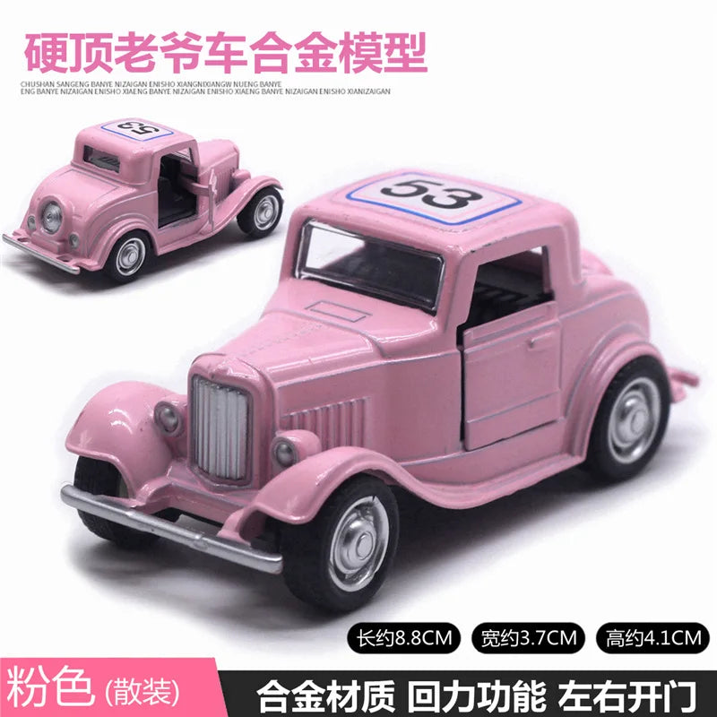 Mignon moulé sous pression en alliage métal voiture Bus moteur Tricycle moto Taxi modèle jouet enfants cadeau d'anniversaire