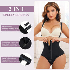 Culotte sans couture avec fermeture éclair et ouverture à l'entrejambe, sous-vêtement transparent, ceinture saillante, double ventre, slip contractant, levage de la hanche, ouverture à l'entrejambe