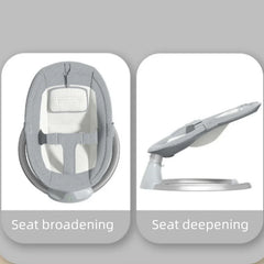 Chaise à bascule pour bébé de 6 à 18 mois, berceau électrique inclinable pour nouveau-né, téléphone portable, Bluetooth, musique apaisante