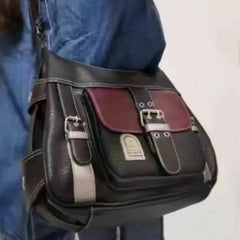 Sac à bandoulière vintage en cuir PU pour femme, grand sac à main Messenger, fourre-tout Hip Hop, haute qualité, Y2K, commpiedmont