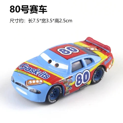 Tous les styles Disney Pixar Cars métal moulé sous pression voitures modèle Lightning McQueen alliage voiture numéro 4.19.28.36.51 101 série de course jouet