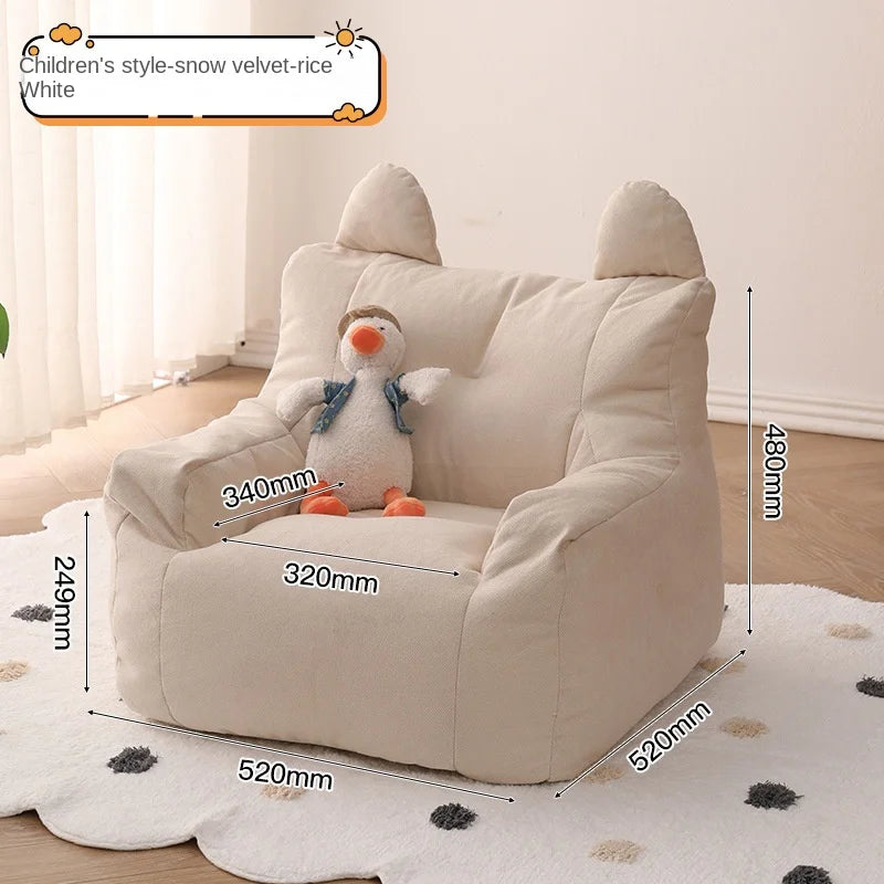 Canapé simple chaise siège de dessin animé bébé canapé enfants canapé mignon paresseux pouf écologique épaissi Portable canapé chaise