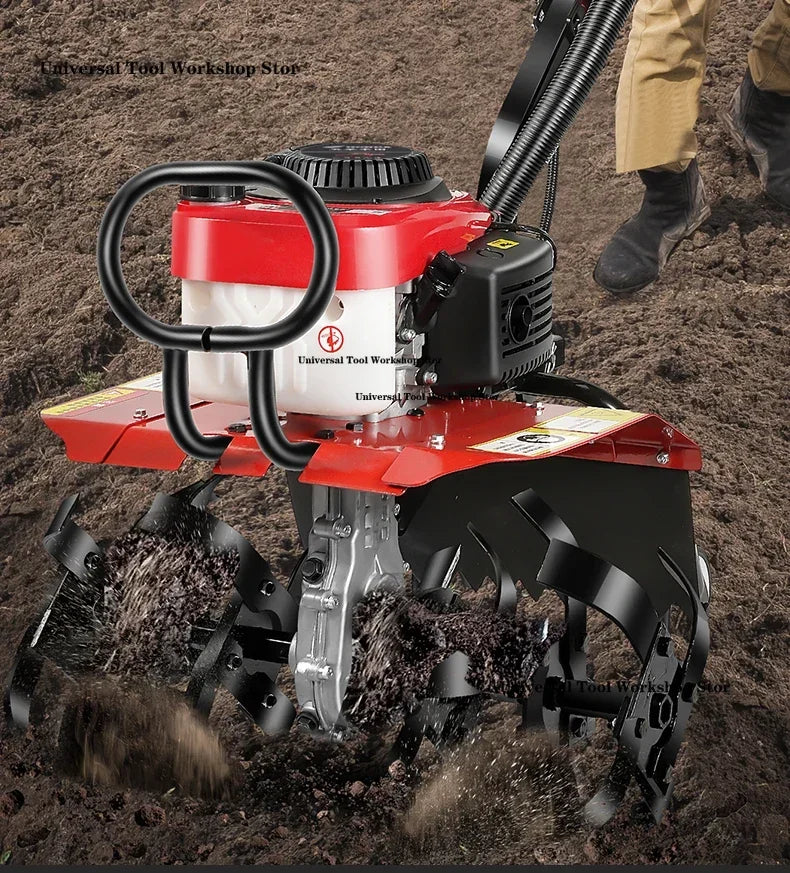 Petite Machine de labour rotative pour ameublissement du sol à quatre temps, fosses agricoles, économie de carburant et haute efficacité