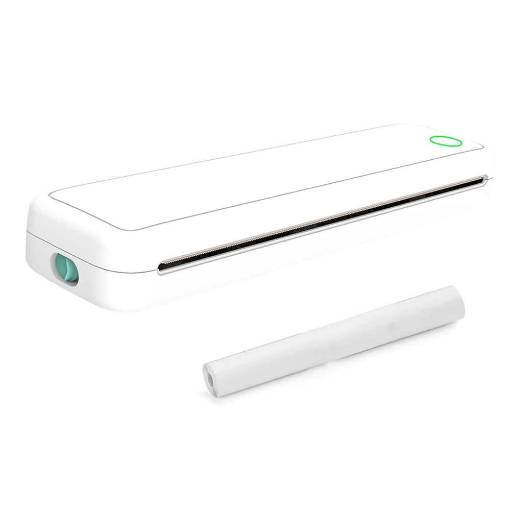 Imprimante thermique portative A4 avec papier d'impression BT Min fabricant d'étiquettes A4 Portable fabricant d'impression de documents voyage et utilisation au travail à domicile