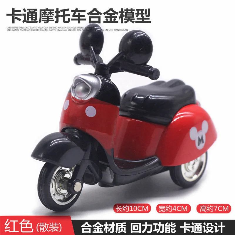Mignon moulé sous pression en alliage métal voiture Bus moteur Tricycle moto Taxi modèle jouet enfants cadeau d'anniversaire