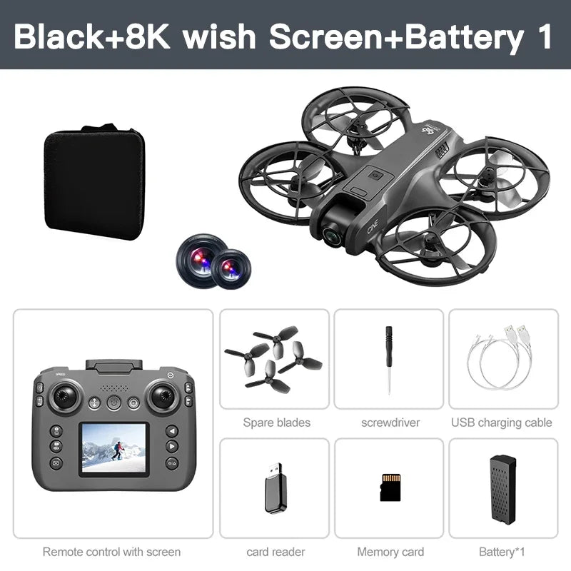 Xiaomi V666 MINI Drone 4K professionnel WIFI 5G Dron évitement d'obstacles sans brosse Altitude Mode sans tête RC quadrirotor FPV jouets