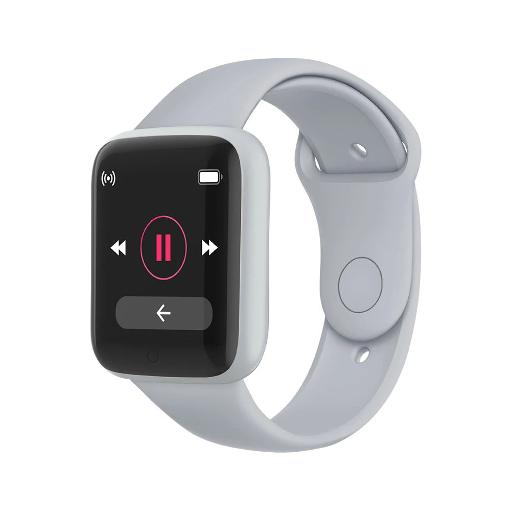 Montre intelligente multifonctionnelle hommes femmes Bluetooth connecté téléphone musique Fitness sport Bracelet moniteur de sommeil Y68 Smartwatch D20