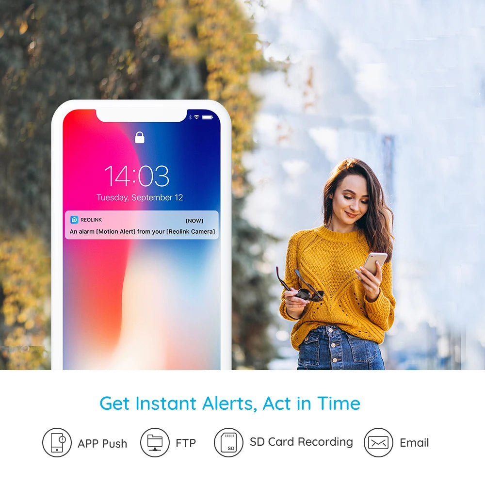 Reolink-Caméra de surveillance extérieure IP PoE 8MP/4K, dispositif de sécurité domestique sans fil, avec détection humaine, animaux de compagnie, version nocturne intelligente, 820A, 2 pièces